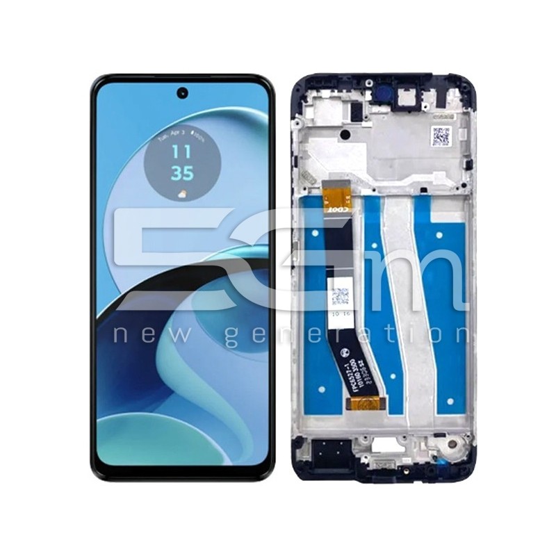 Display Touch + Frame Black Moto G14 (IPS)