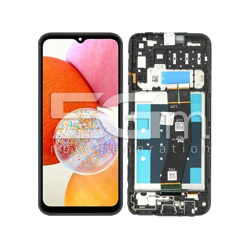 Display Touch + Frame Nero Samsung SM-A145R - A145P A14 Ori