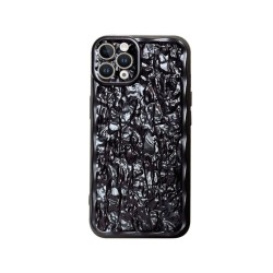 Case in Gloss black Finish With Wave Pattern Design iPhone 13 Pro