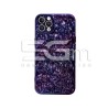 Case in Gloss Purple Finish With Wave Pattern Design iPhone 13 Pro
