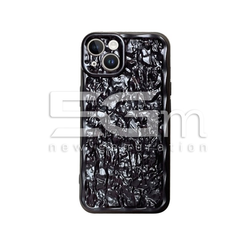 Custodia Lucida a Forma di Ondulazione Nera iPhone 13