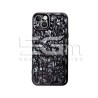 Case in Gloss Black Finish With Wave Pattern Design iPhone 13