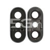 Rear Camera Lens + Frame Black iPhone XS