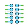Adesivo Fotocamera Frontale iPhone X (10PCS)