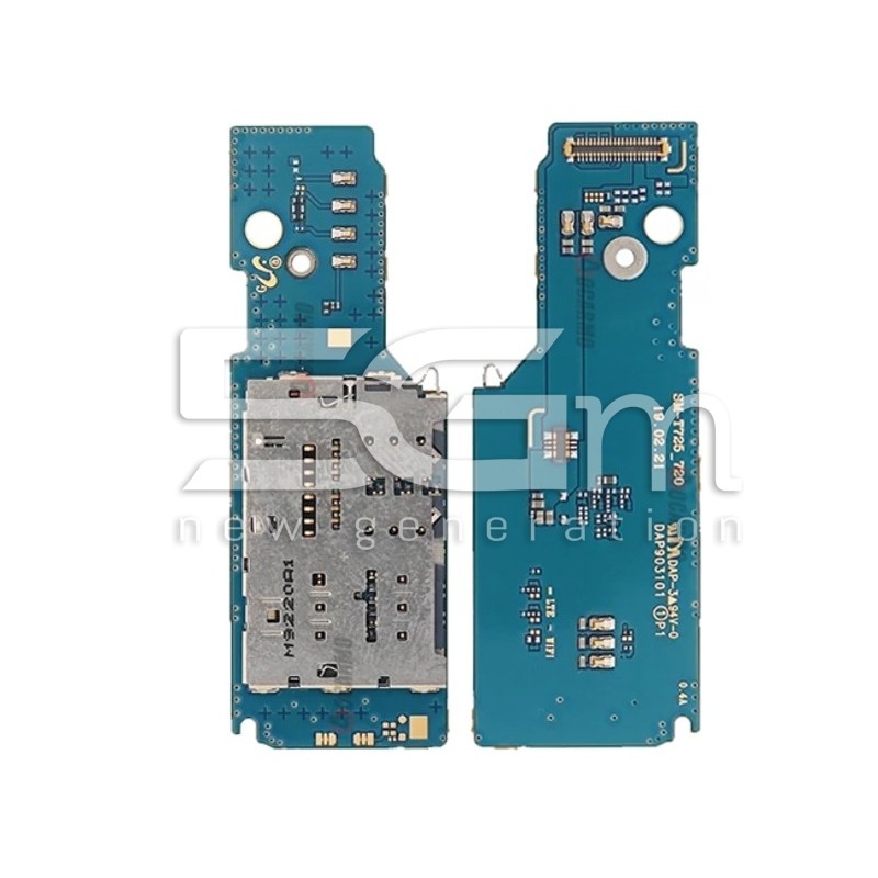 Sim Card Reader + Board Samsung SM-T725