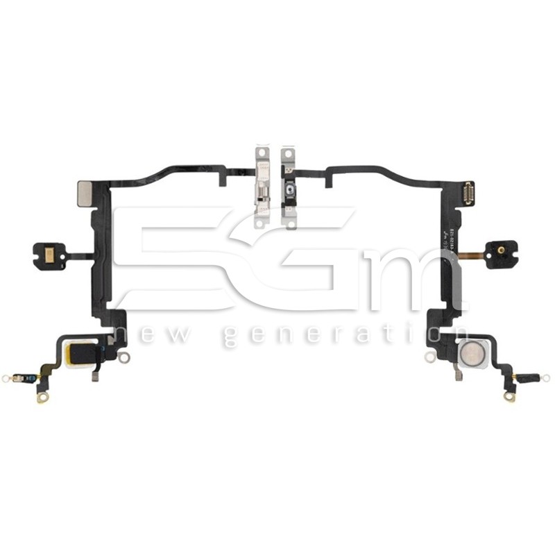 Tasto Accensione + Flashlight + Microfono Flat Cable iPhone 11 Pro