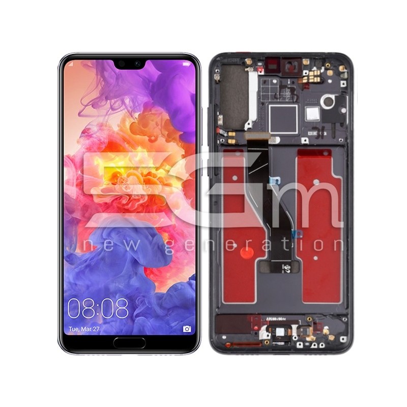 Display Touch + Frame Black Huawei P20 Pro (CG)