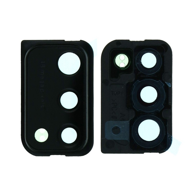 Vetrino Fotocamera + Frame Nero Samsung SM-A415 A41