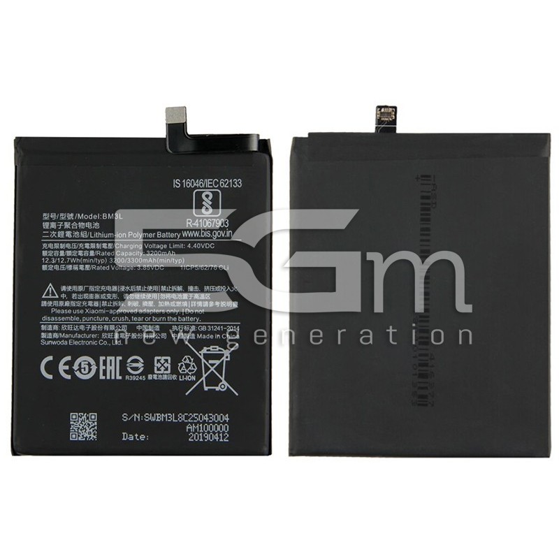 Battery BM3L 3200 mAh Xiaomi Mi 9 No Logo