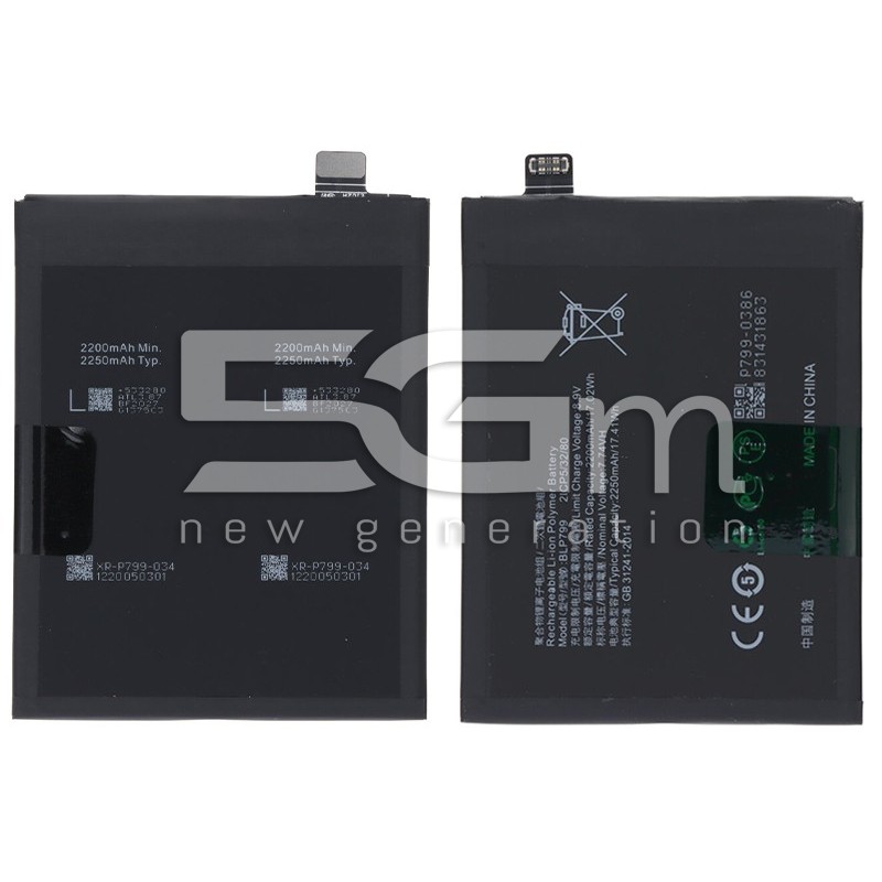 Battery BLP799 2250mAh Realme 7 Pro No Logo