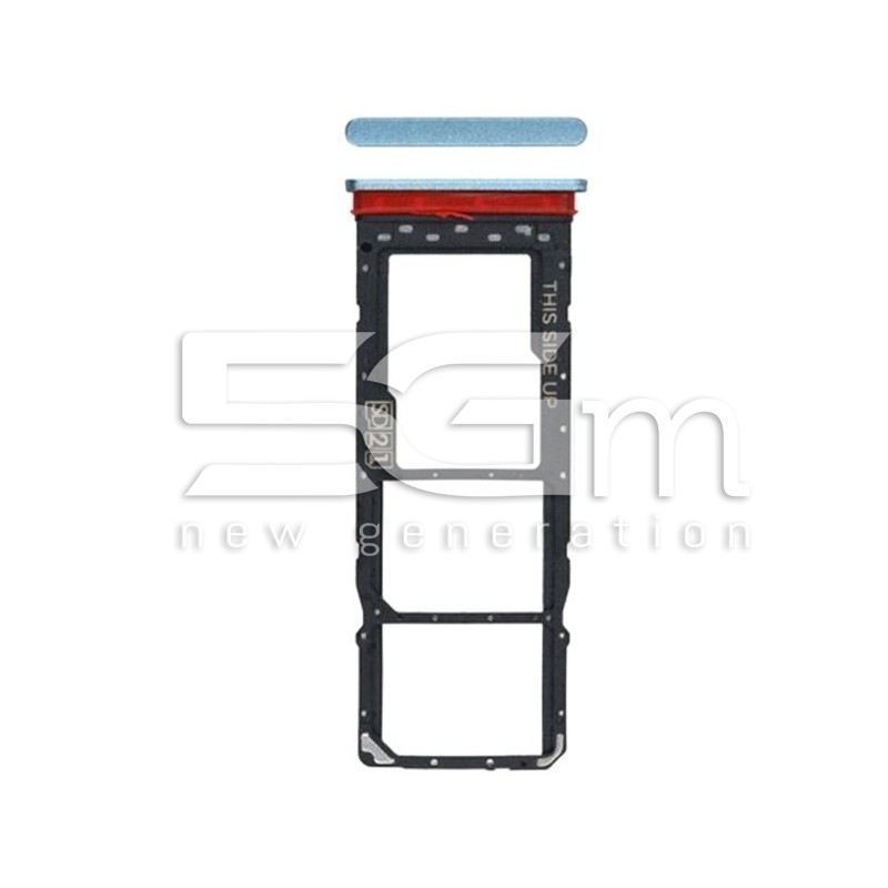Sim Card Tray Crystal Blue Moto E22
