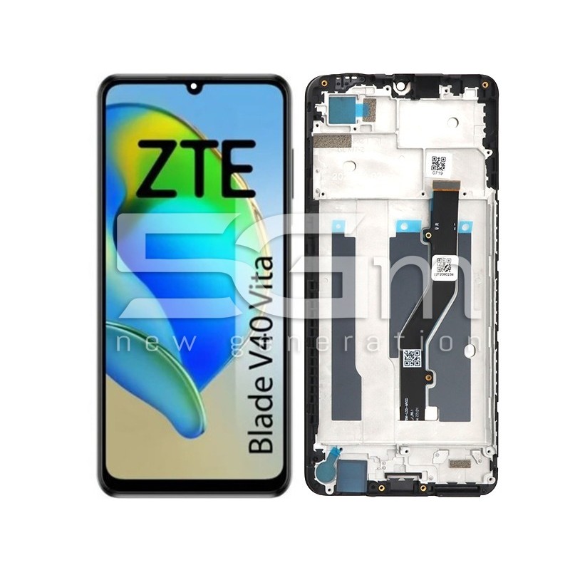 Display Touch + Frame Nero ZTE Blade V40 Vita (IPS)