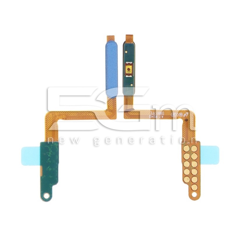 Power + Fingerprint Flex Cable Blue Samsung SM-A750 A7 2018