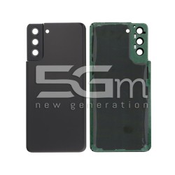 Rear Cover + Camera Lens Phantom Black Samsung SM-G996 S21+ No Logo