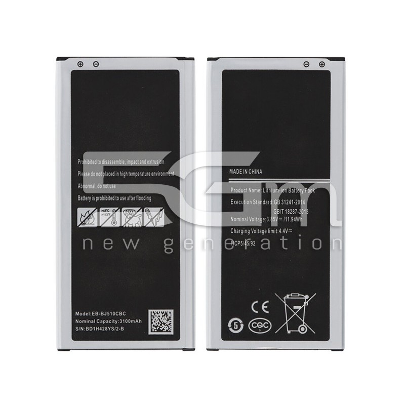 Batteria EB-BJ510CBE 3100mAh Samsung SM-J510 No Logo