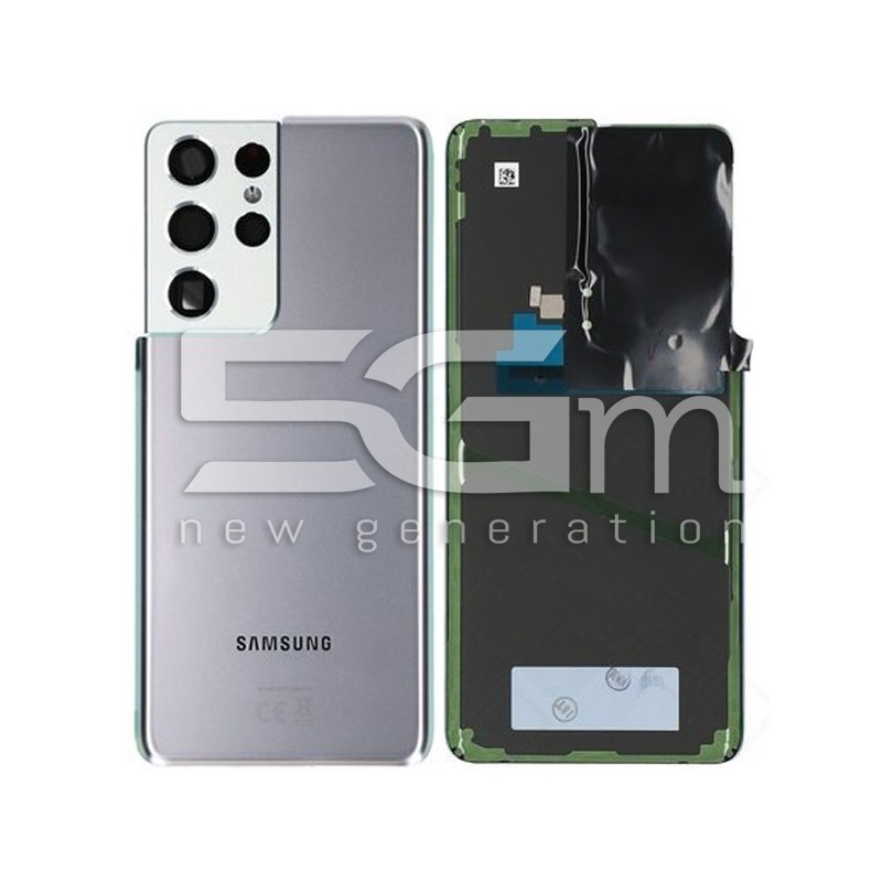 Rear Cover Phantom Silver Samsung SM-G998 S21 Ultra 5G Ori