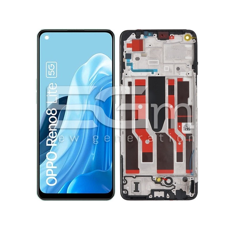Display Touch + Frame Black OPPO Reno8 Lite 5G (OLED)