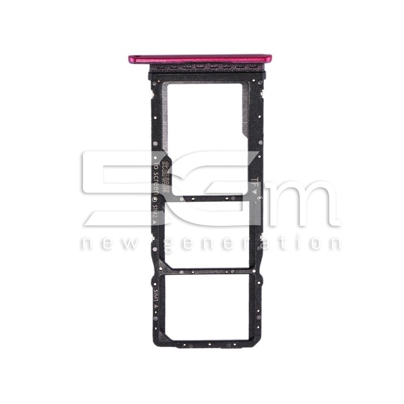 SIM Card Tray Red Huawei P40 Lite E