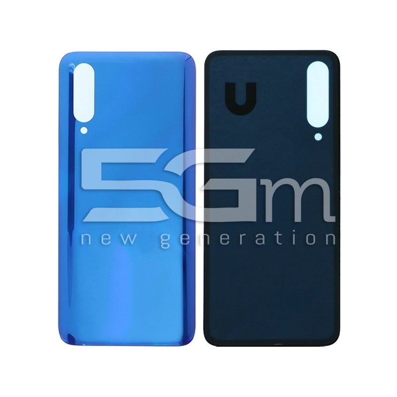 Retro Cover Blu Xiaomi Mi 9 Lite No Logo