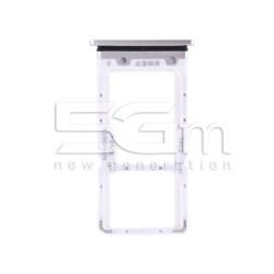 Sim Card + Micro SD Tray Silver Xiaomi Mi 9 Lite