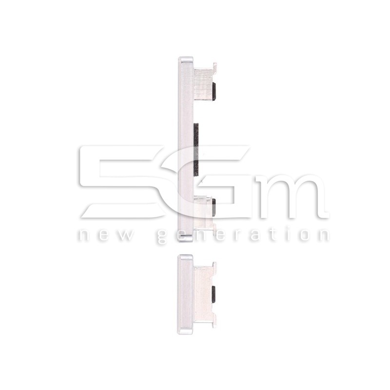 External Buttons Silver Xiaomi Mi 9 Lite