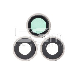 Vetrini Camera Posteriore White Titanium iPhone 15 Pro Max