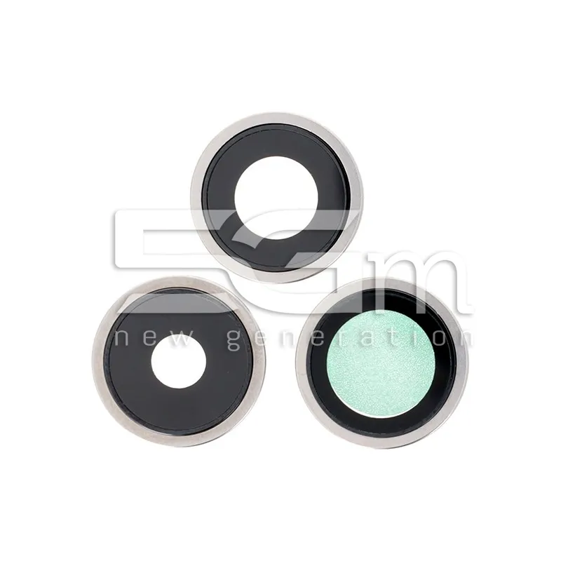 Vetrini Camera Posteriore + Frame White Titanium iPhone 15 Pro