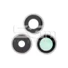 Rear Camera Lens + Frame White Titanium iPhone 15 Pro