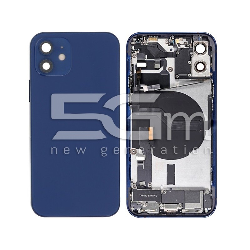 Rear Cover Full Parts Blue iPhone 12 No Logo