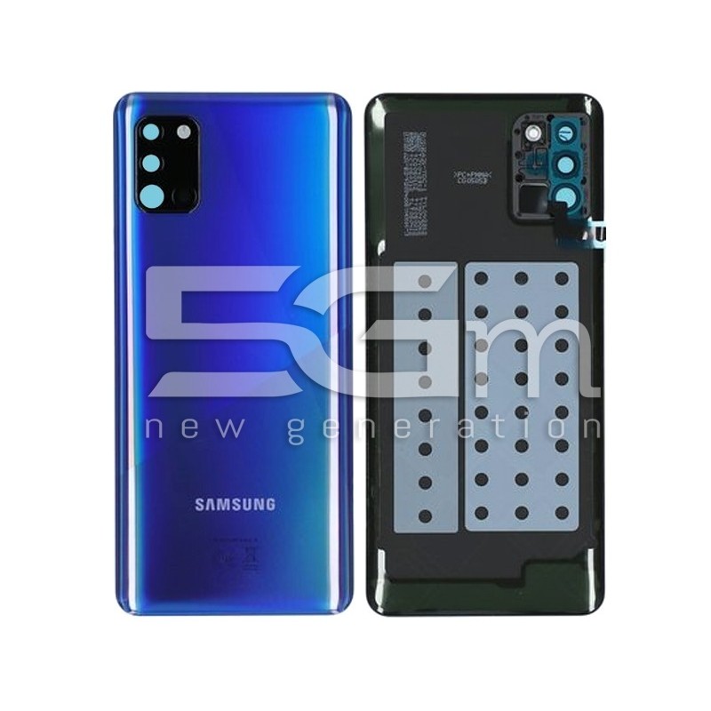 Rear Cover Blue + Camera Lens Samsung SM-A315 A31 Ori
