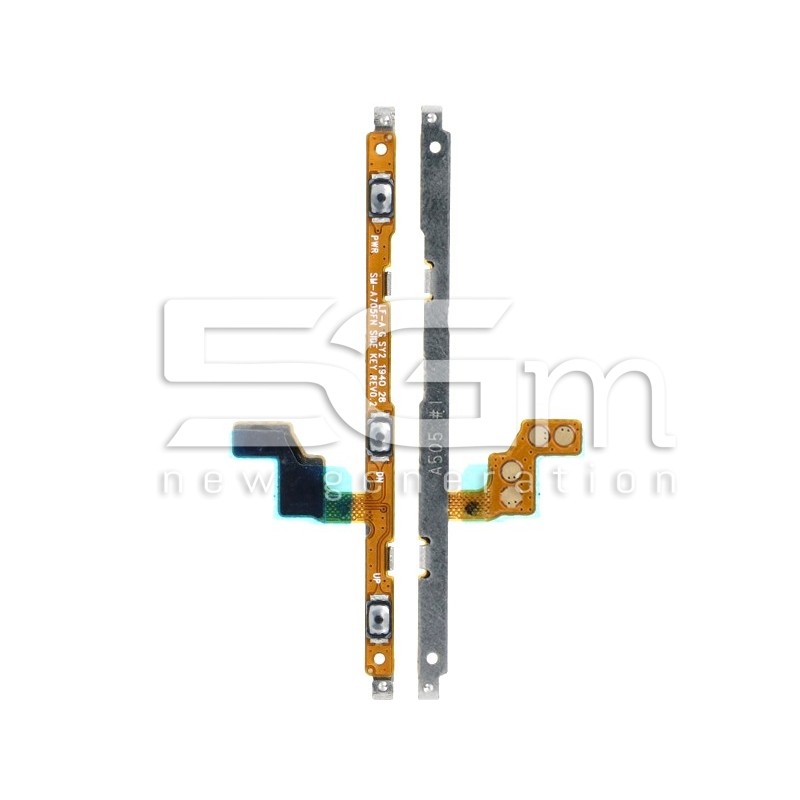 Tasto Accensione + Volume Flat Cable Samsung SM-A705 A70