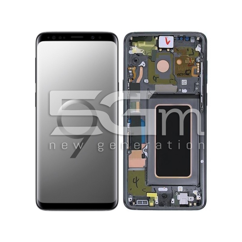 Display Touch + Frame Titanium Grey Samsung SM-G965 S9 Plus Ori