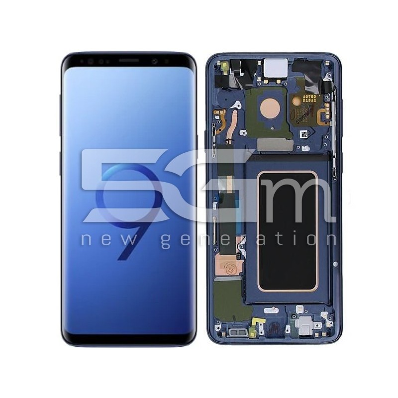 Display Touch + Frame Blue Samsung SM-G965 S9 Plus Ori