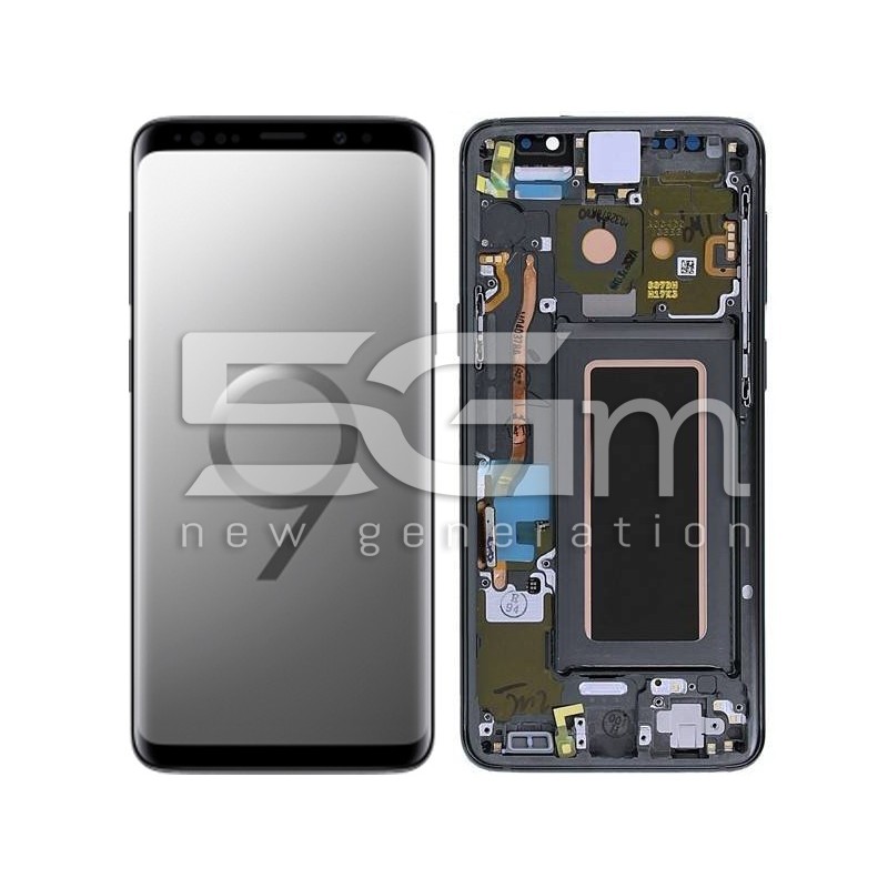 Display Touch + Frame Gray Samsung SM-G960 S9 Ori