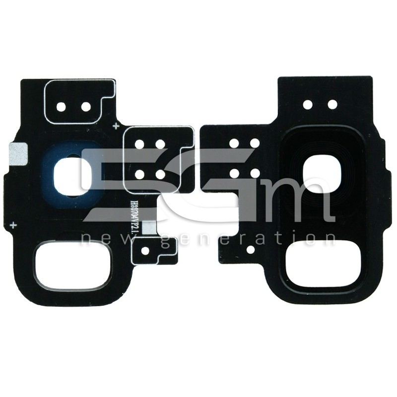 Camera Lens + Frame Black Samsung SM-G960 S9
