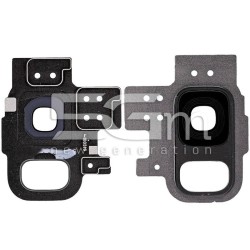 Camera Lens + Frame Silver Samsung SM-G960 S9