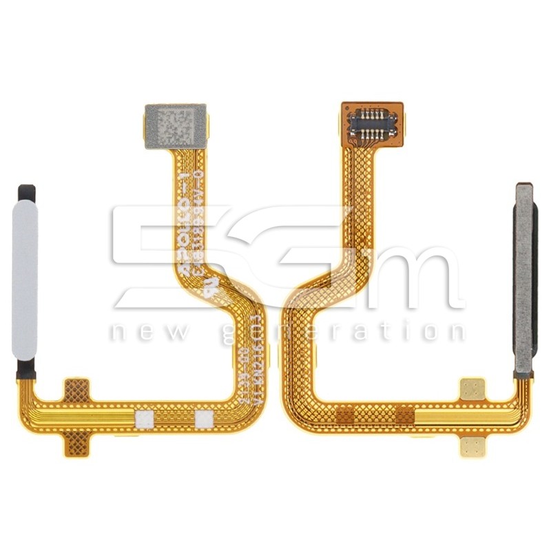 Fingerprint Flex Cable Satin Silver Moto G32