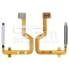 Fingerprint Flex Cable Satin Silver Moto G32
