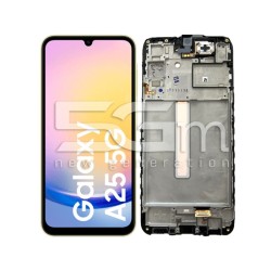 Display Touch + Frame Black Samsung SM-A256 A25 5G Ori