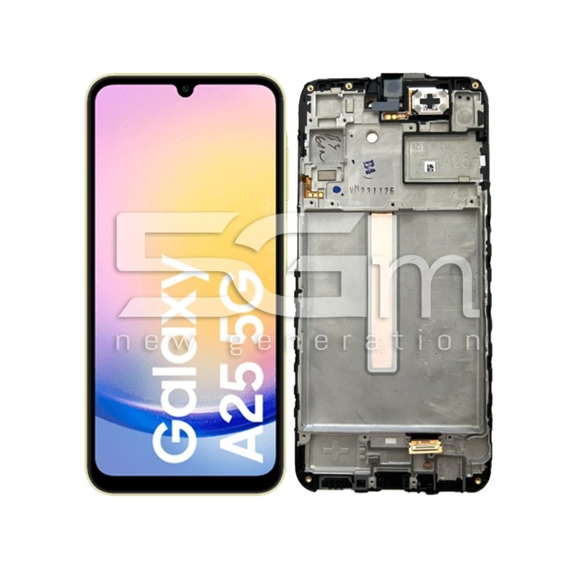 Display Touch + Frame Black Samsung SM-A256 A25 5G Ori