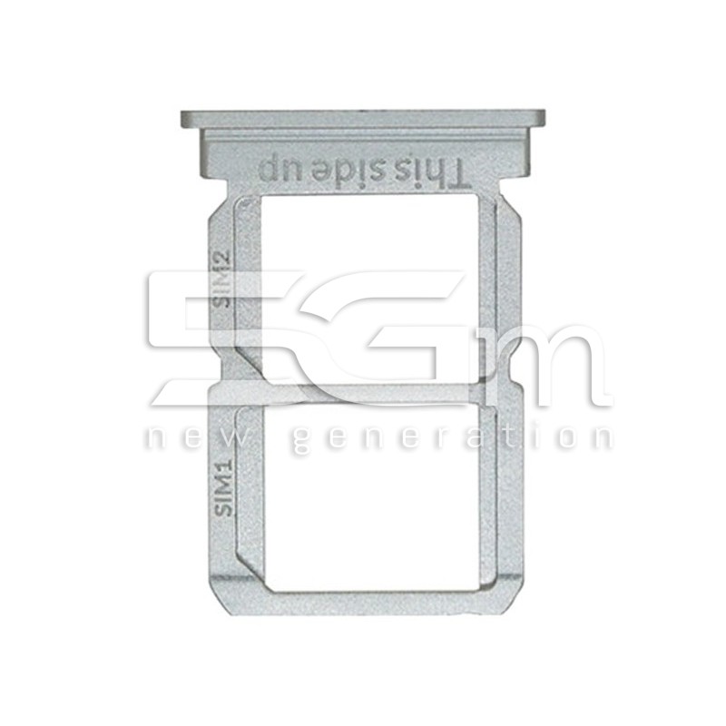 Sim Card + Micro SD Tray Silver OnePlus 5T