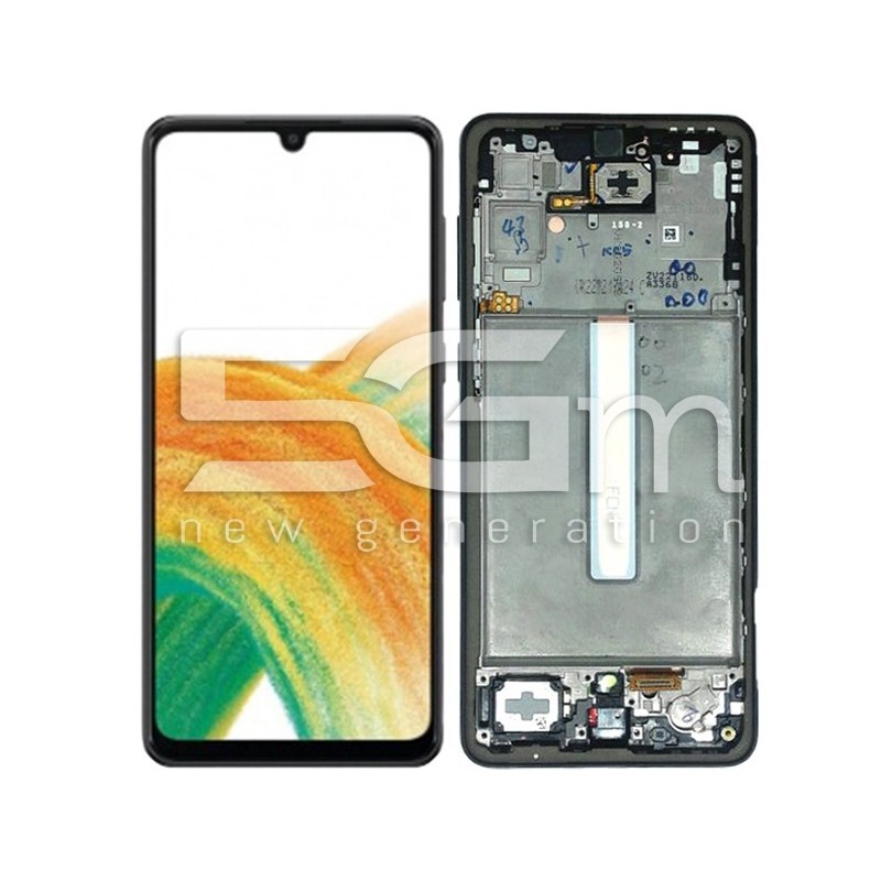 Display Touch + Frame Black Samsung A336 A33 5G Ori