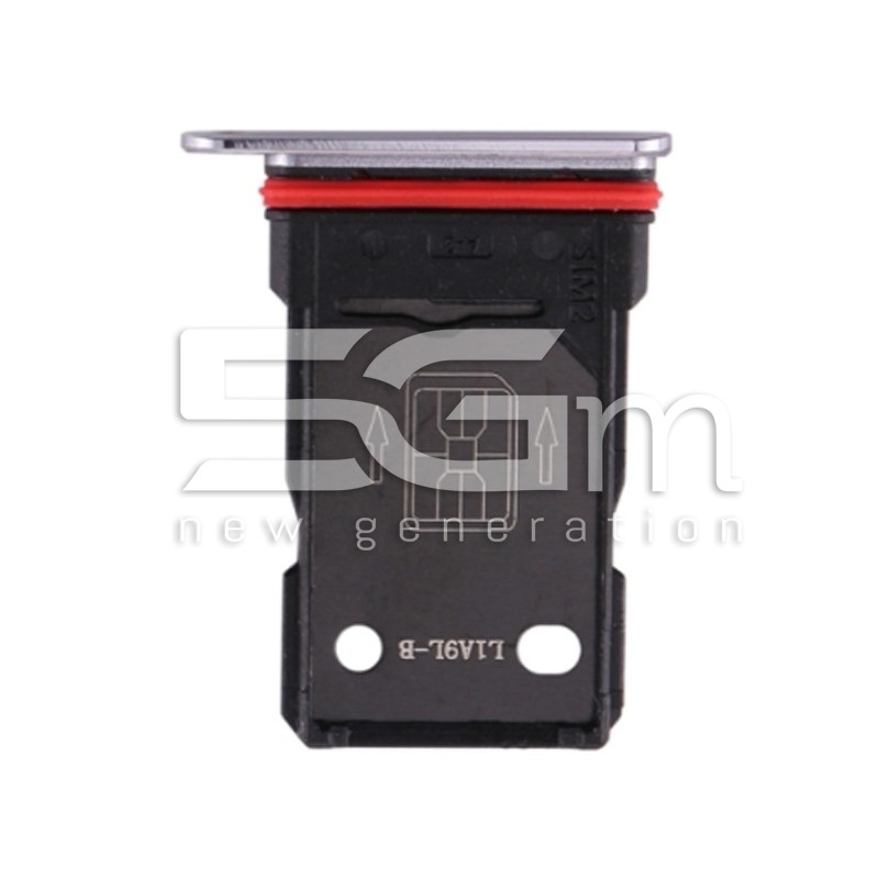 Sim Card + Micro SD Tray Silver OnePlus 7T
