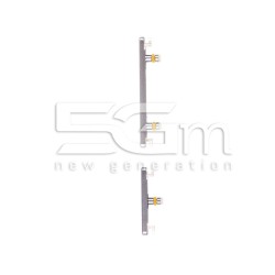 Power Button + Volume External Silver OnePlus 7T