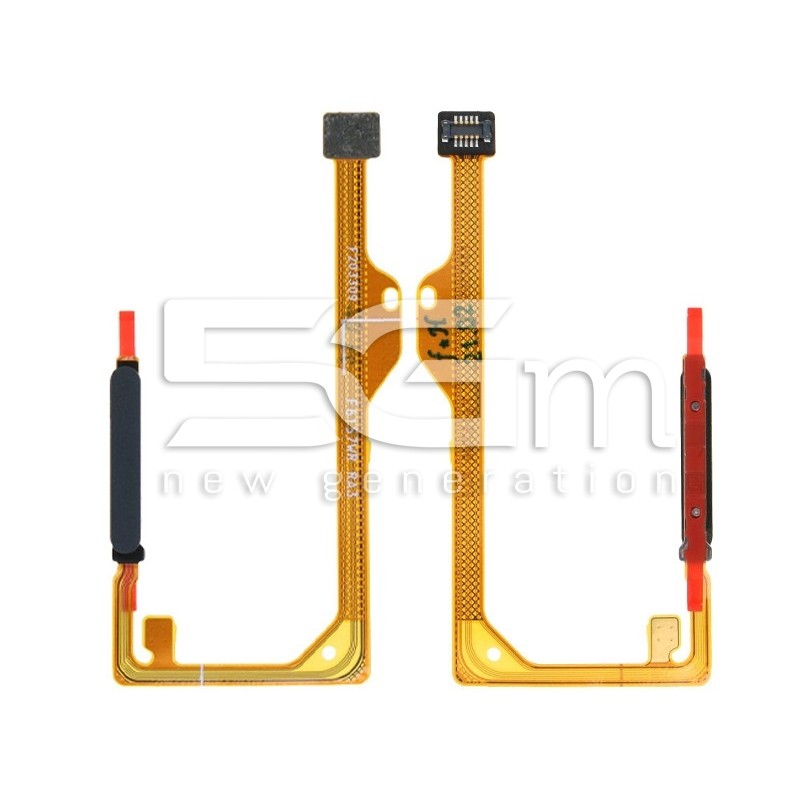 Fingerprint Flex Cable Black Huawei P Smart 2021 - Honor 10X Lite