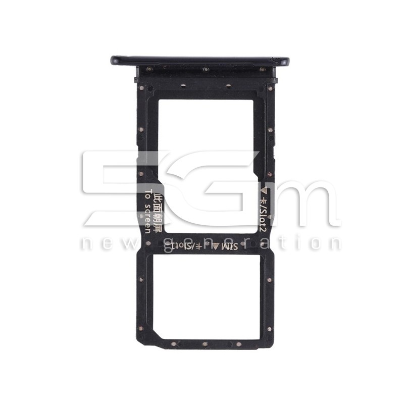 Sim Card + Micro SD Tray Black Huawei P Smart Z