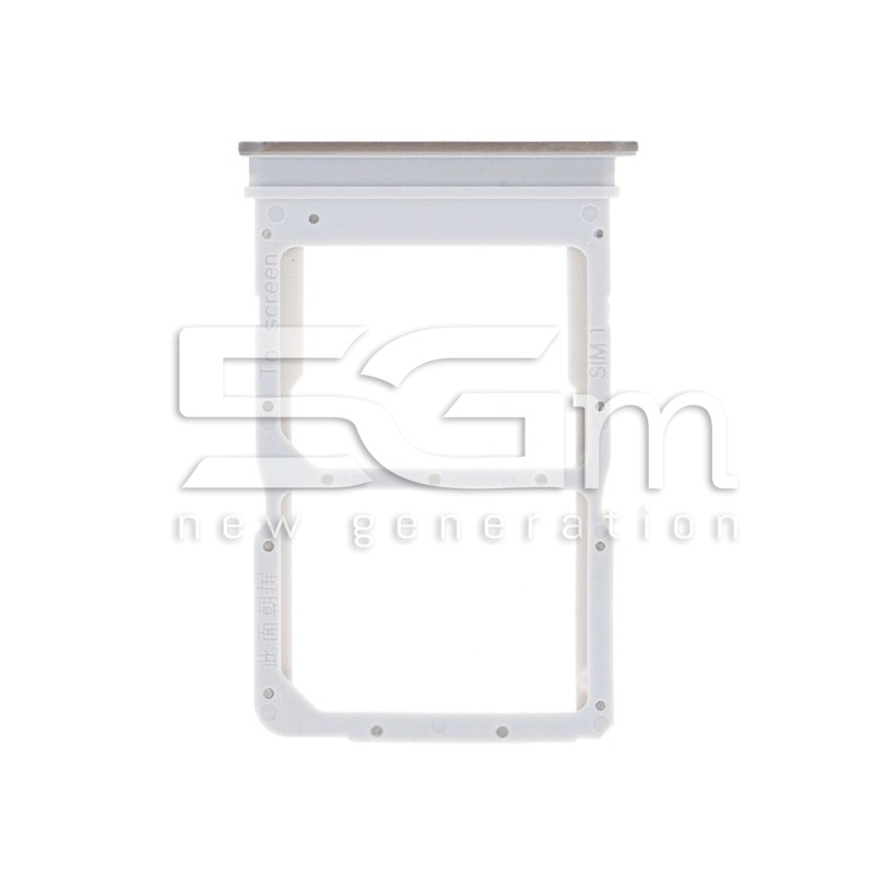Dual Sim Card Tray Titanium Silver Honor X8a