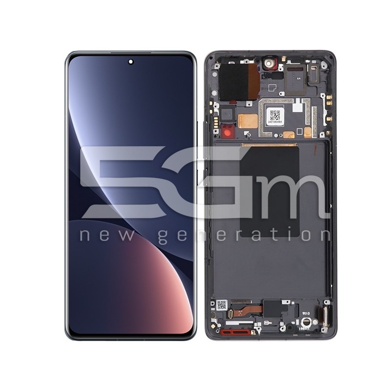 Display Touch + Frame Nero Xiaomi 12 Pro (Pulled)