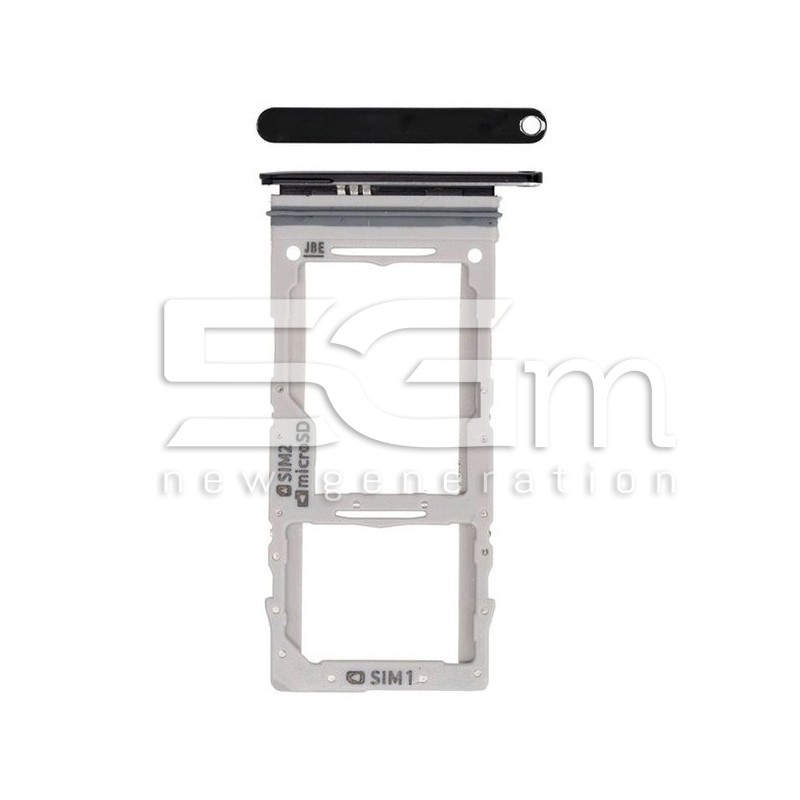 Dual Sim Card + Micro SD Tray Cosmic Black Samsung SM-G988 S20 Ultra 5G Ori