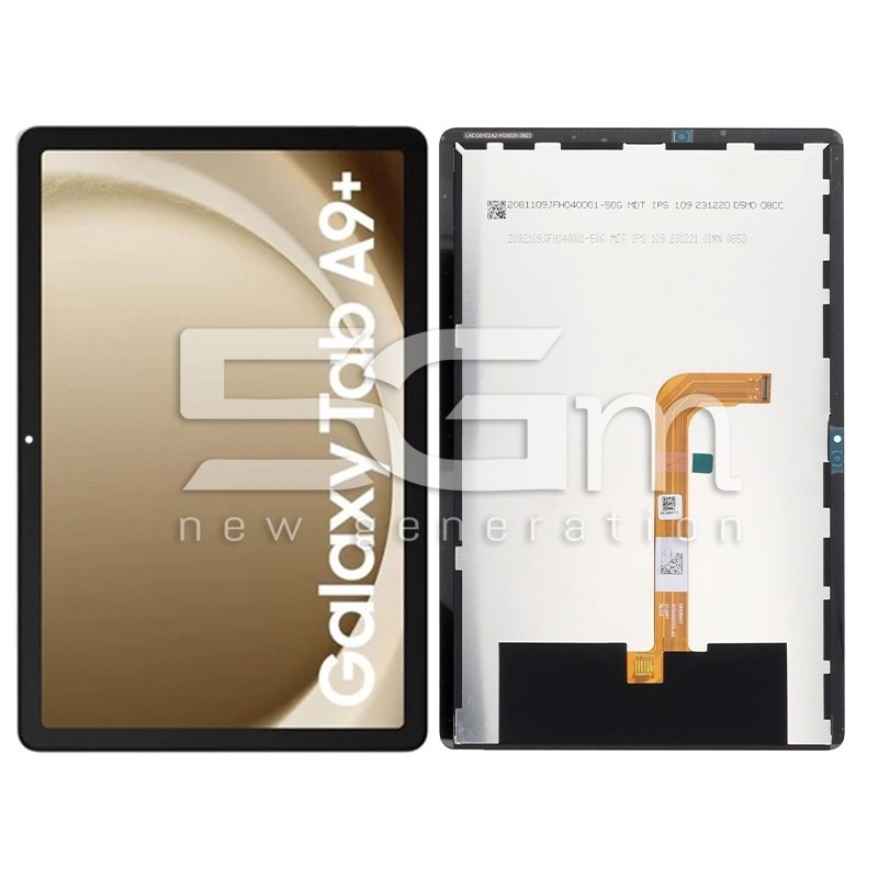 Display Touch Nero Samsung SM-X210 - X216 Tab A+